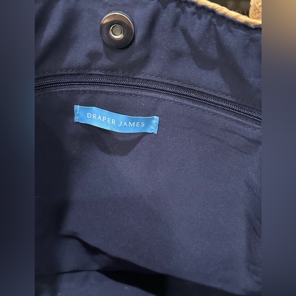 ✨NWT✨ Draper James "Everyday" Straw Shoulder Bag Resort Coastal - Picture 8 of 10